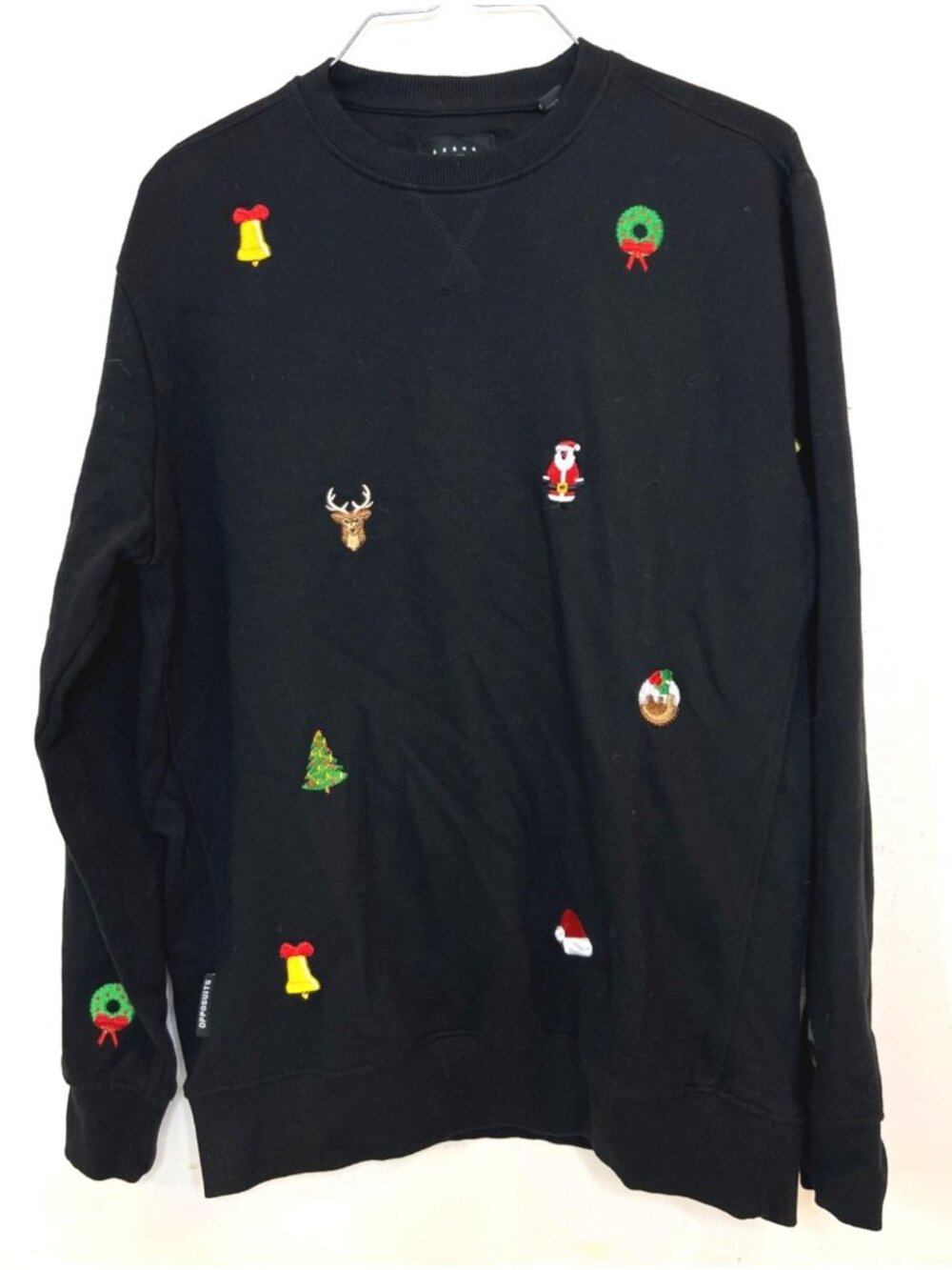 Opposuits Deluxe  Crewneck Embroidered Christmas Sweatshirt Small Holidays Men